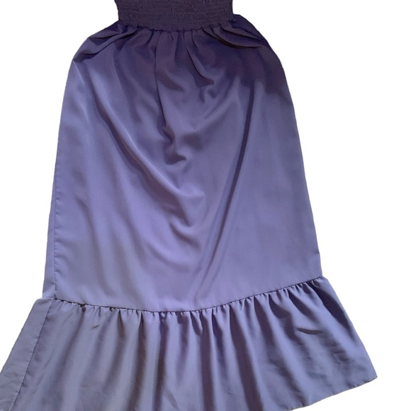 Blue Anna-Kaci Long Sleeve Square Neck Dress Size Small - Picture 7 of 11